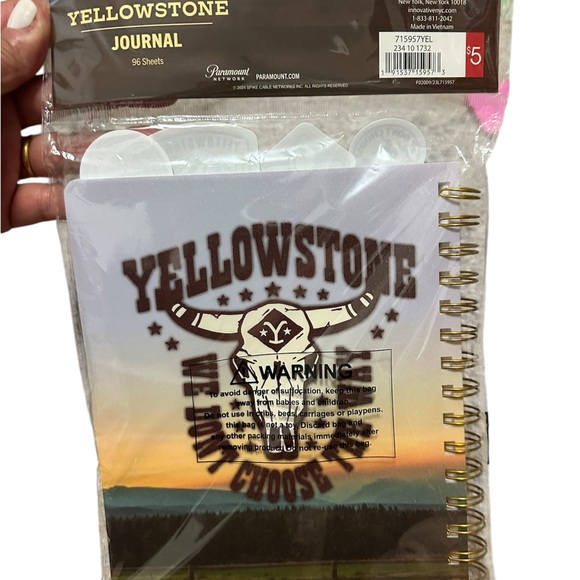 Yellowstone Spiral Journal with Beth Dutton Quote NIP - Picture 2 of 3